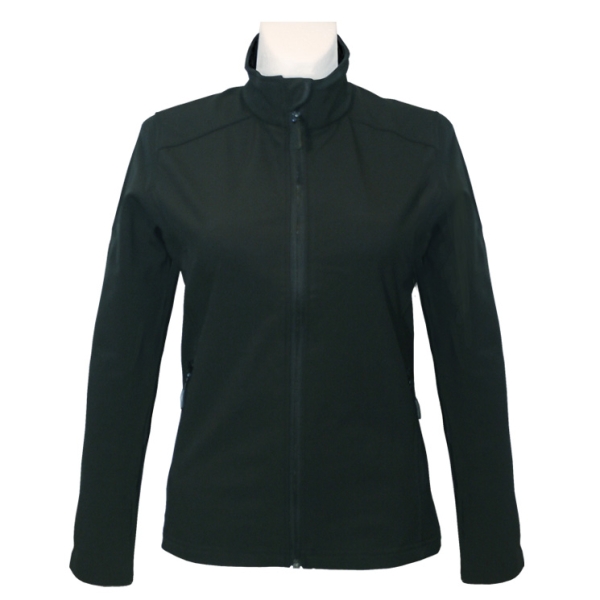 Ladies black 2025 softshell jacket